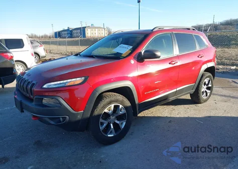 2014 Jeep Cherokee Trailhawk from USA, damaged, VIN 1C4PJMBSXEW207646